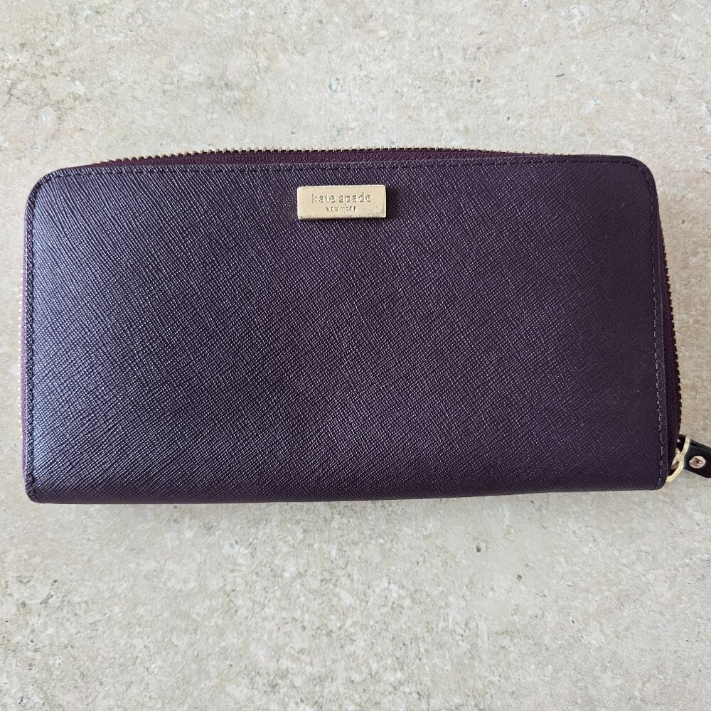 Kate Spade burgundy wallet